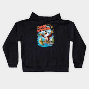 Majestic Eagles Aquatic Feast Kids Hoodie